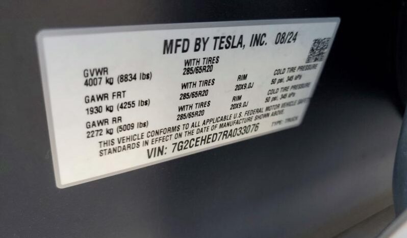 
								TESLA CYBERTRUCK full									