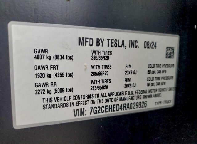 
								TESLA CYBERTRUCK full									