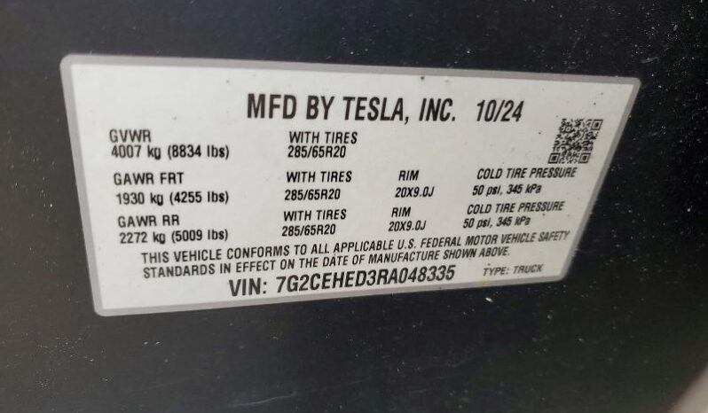 
								TESLA CYBERTRUCK full									