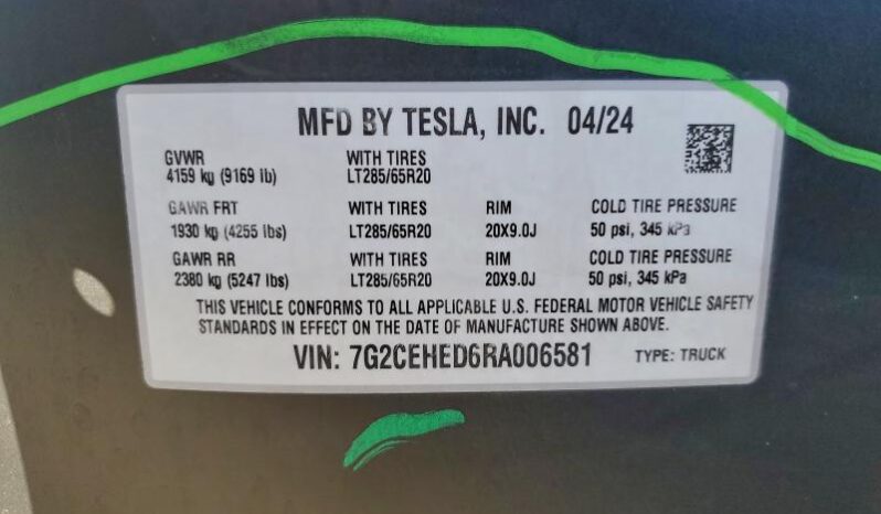 
								TESLA CYBERTRUCK full									