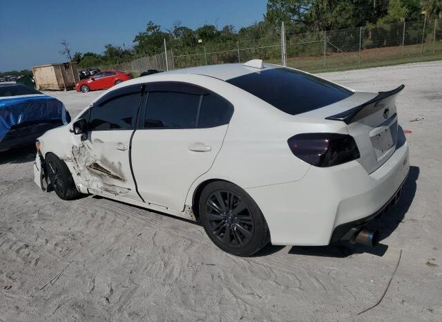 
								2016 Subaru Wrx full									