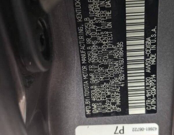 
								TOYOTA CAMRY full									