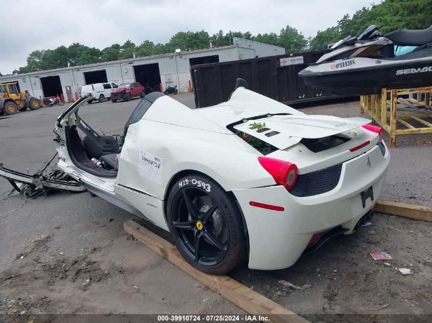 2013 Ferrari 458 spider