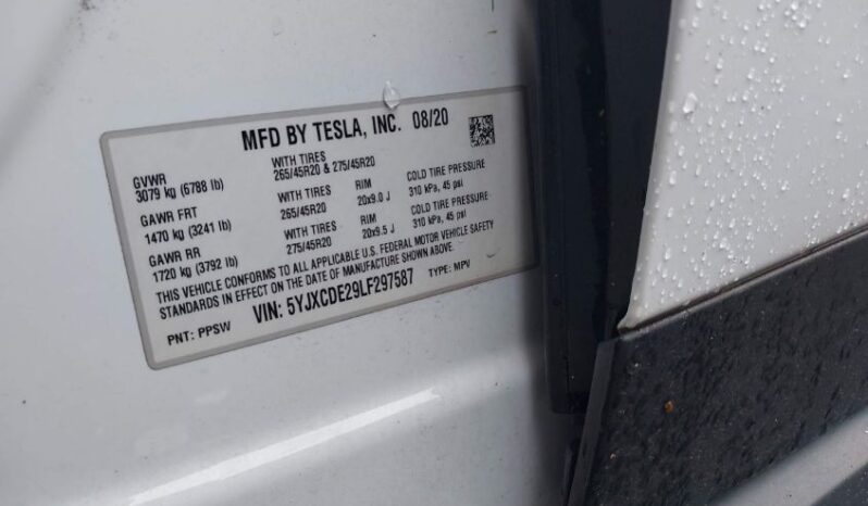 
								2020 Tesla Model x full									
