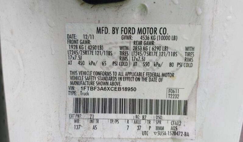 
								2012 Ford F350 full									