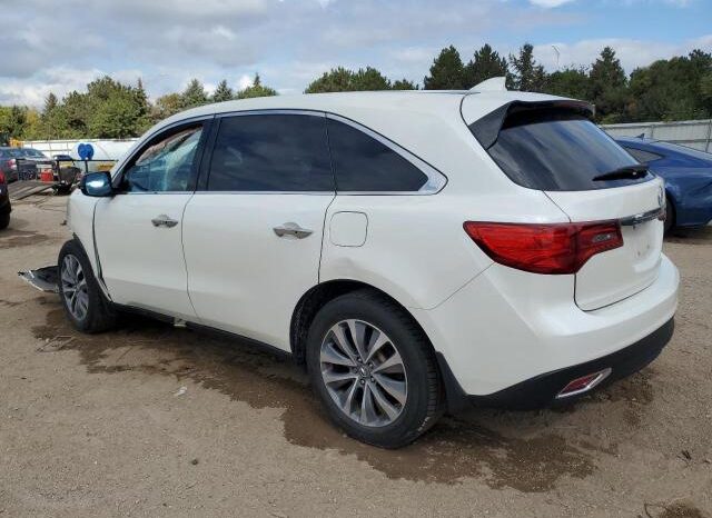 
								2016 Acura Mdx techno full									