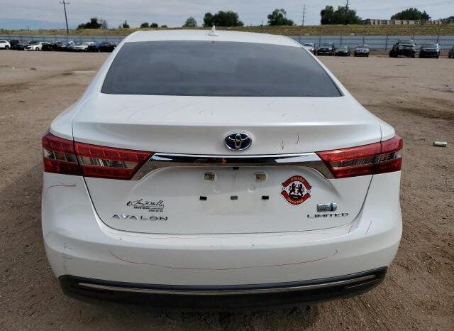 
								2018 Toyota Avalon hyb full									