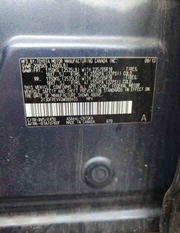 
								2013 Toyota Rav4 full									