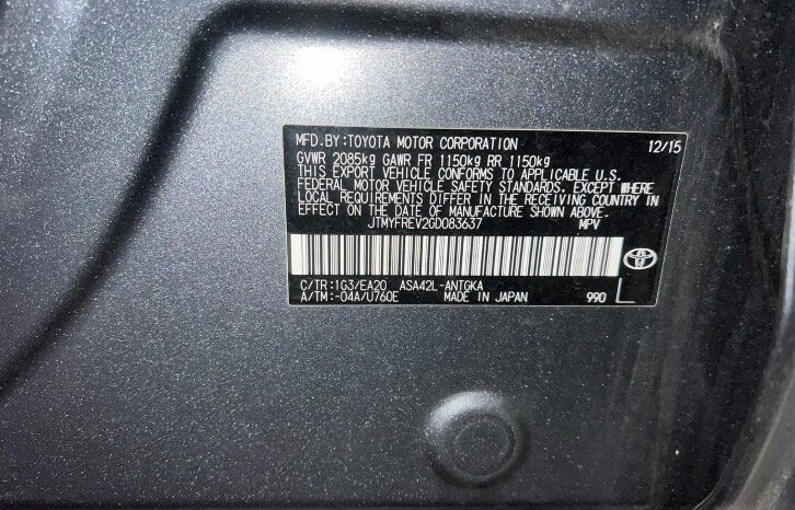 
								TOYOTA RAV 4 full									