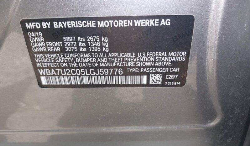 
								2020 BMW 750i full									