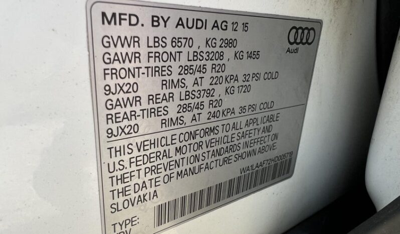 
								2017 Audi Q7 full									