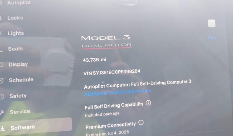 
								2023 Tesla Model 3 full									