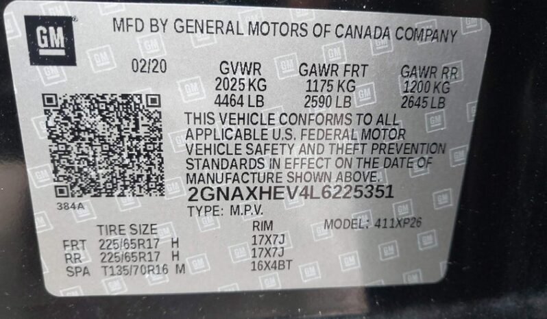 
								2020 Chevrolet Equinox full									
