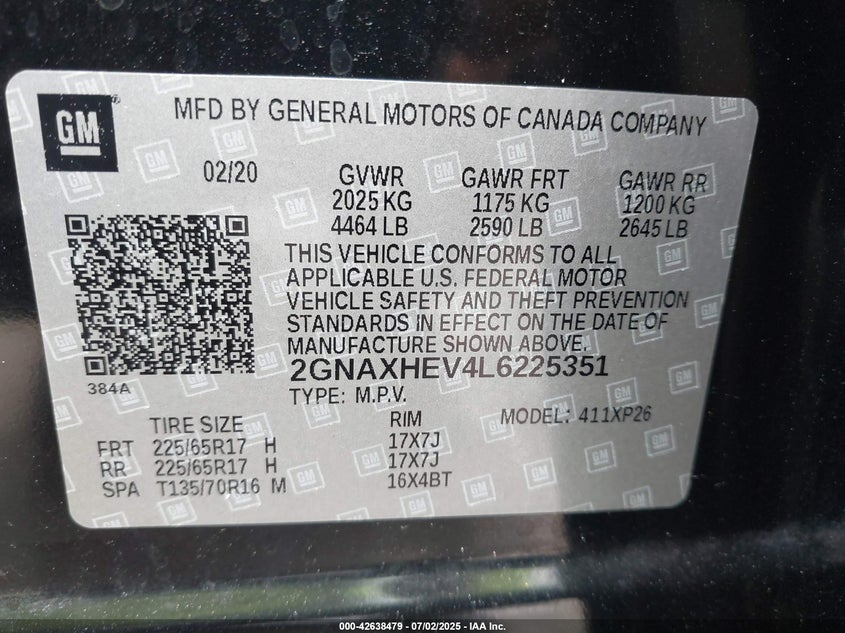 2020 Chevrolet Equinox
