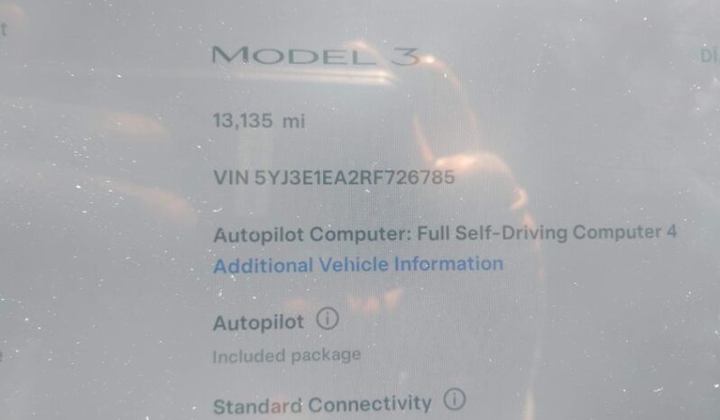 
								2024 Tesla Model 3 full									