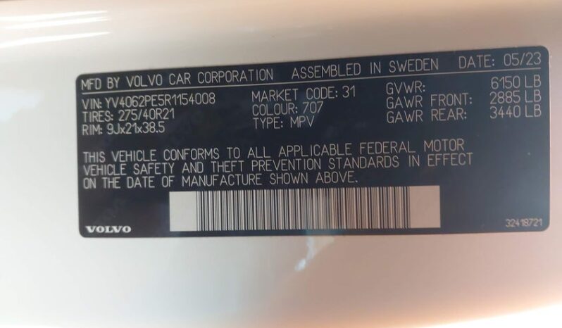 
								2024 Volvo Xc90 full									