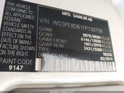 
										2015 Mercedes-benz Sprinter full									
