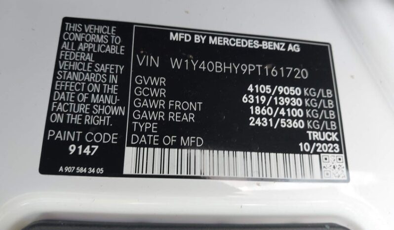
								2023 Mercedes-benz Sprinter full									