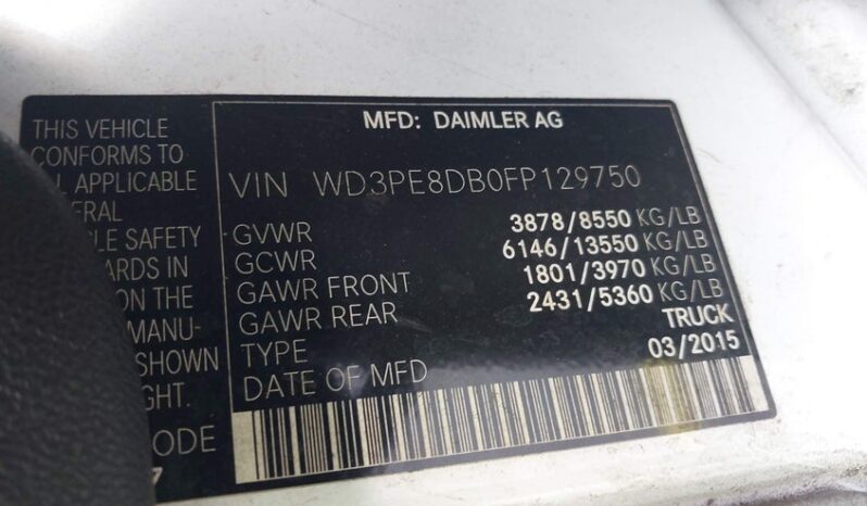 
								2015 Mercedes-benz Sprinter full									