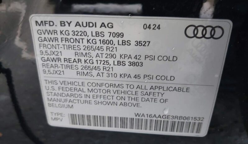
								2024 Audi Q8 full									