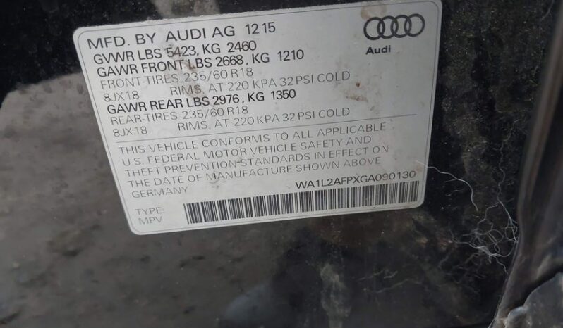 
								2016 Audi Q5 full									