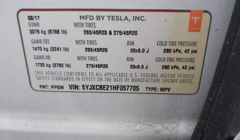 
								2017 Tesla Model x full									