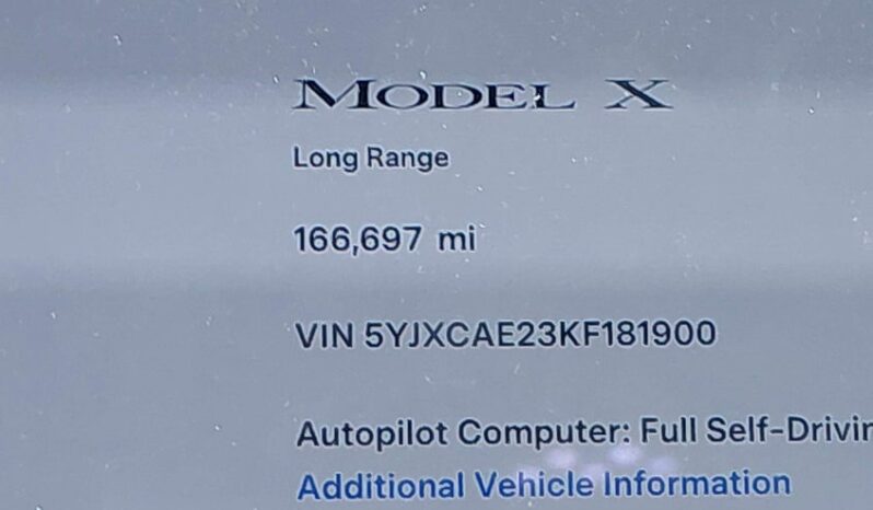 
								2019 Tesla Model x full									