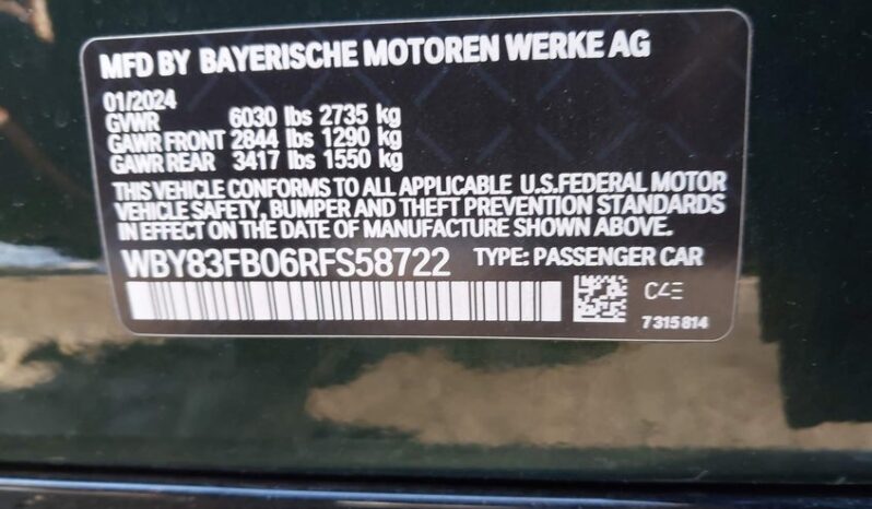 
								2024 BMW I4 full									