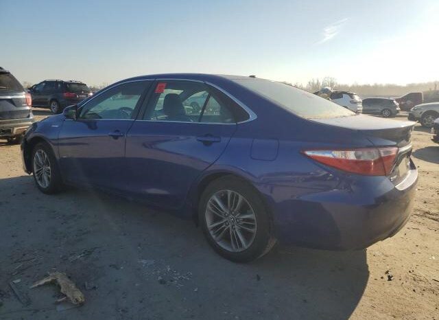 
								2015 Toyota Camry hybr full									