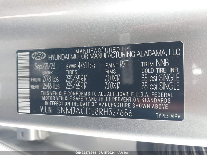 2024 Hyundai Tucson